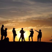 Foto Seminar im Sonnenuntergang