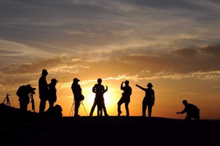 Foto Seminar im Sonnenuntergang